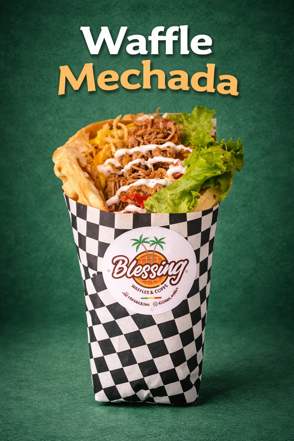 Waffle mechada Blessing